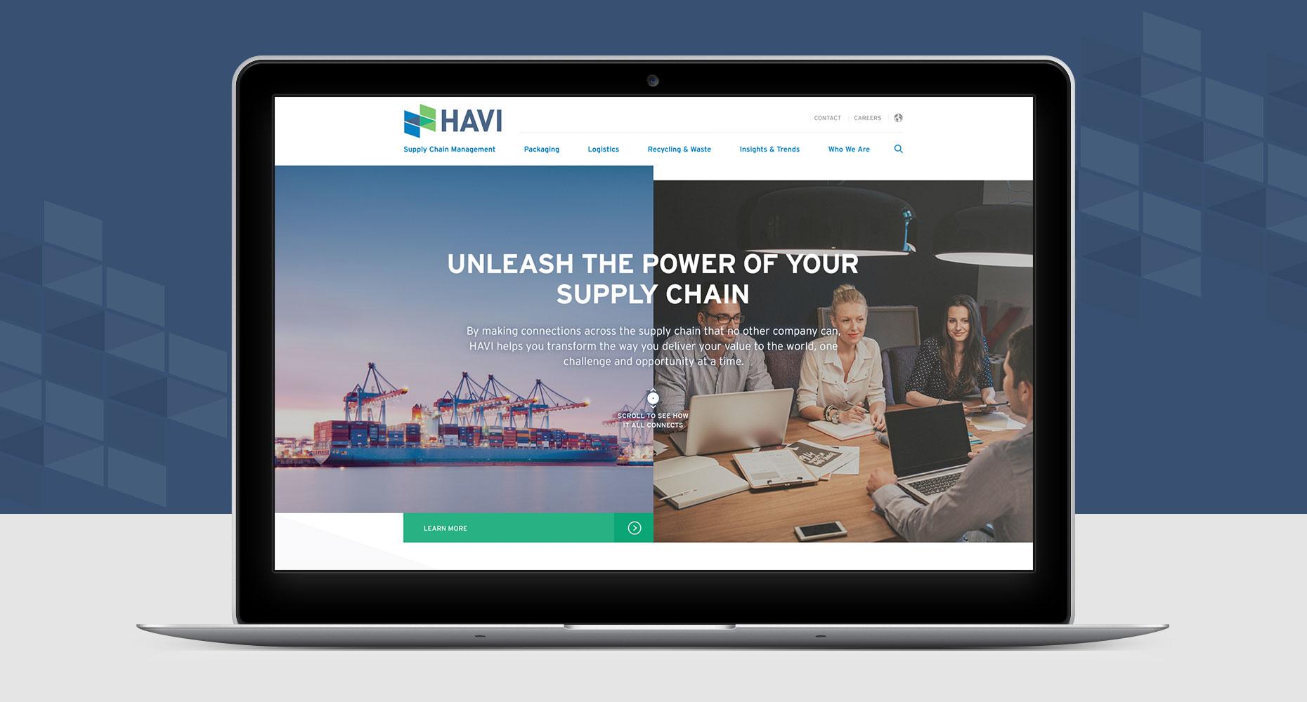 HAVI Website design